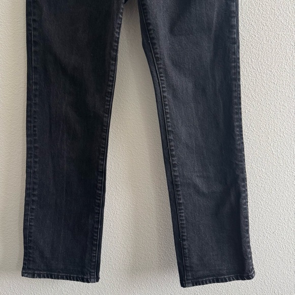 Rolla’s Original High Rise Straight Leg Jeans Washed Black Minimal - Picture 5 of 13